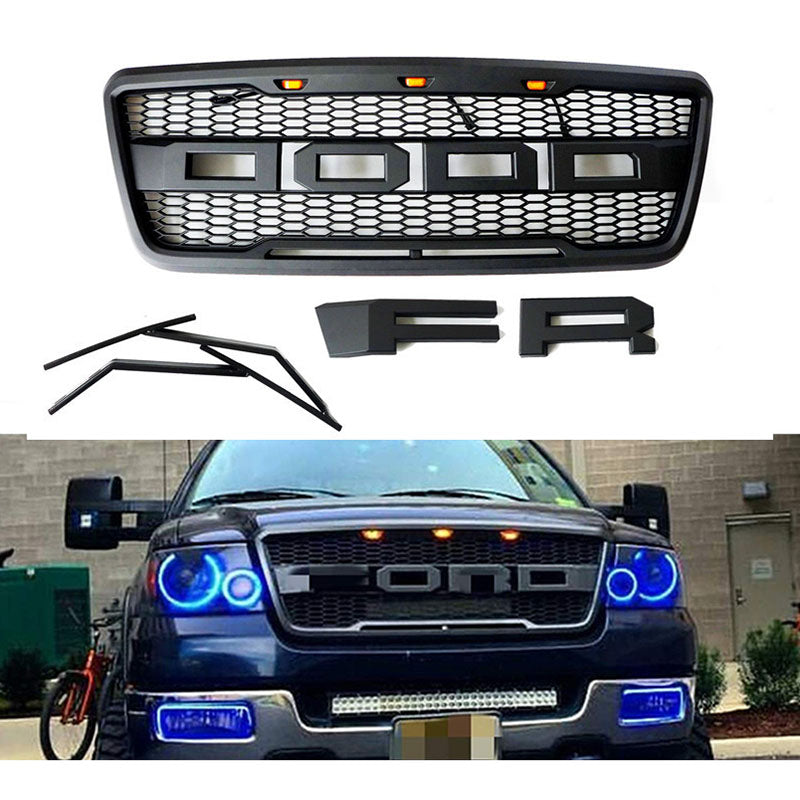 F150 Ford  Raptor Grill 2004-2008 Black Front Grilles Replacement