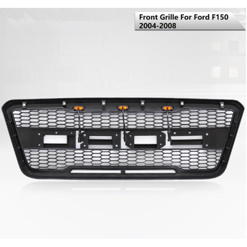 F150 Ford  Raptor Grill 2004-2008 Black Front Grilles Replacement