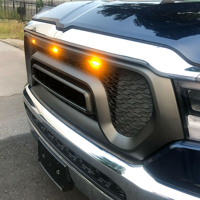 Rebel Style Grill For 2019 2020 2021 Dodge Ram 1500 Grille
