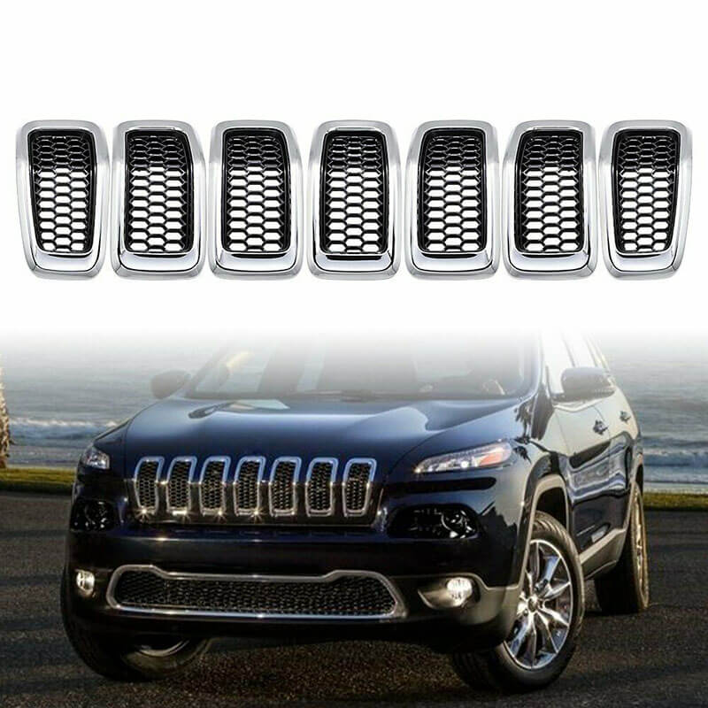 For 2014-2018 Jeep Cherokee Grill Insert Mesh Grill Replacement