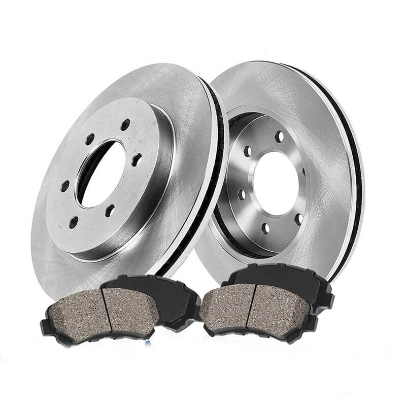 Front Brake Rotor and Ceramic Pads for 2004-2008 Ford F150 4X4 4WD
