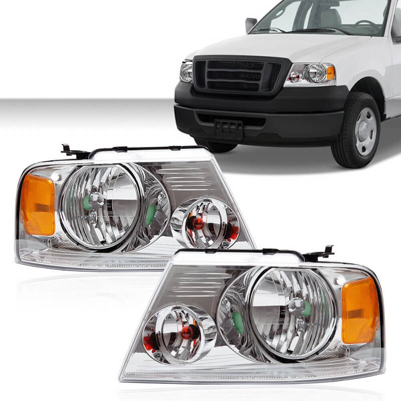 Fit For 2004-2008 Ford F150 Headlights Head Lamps