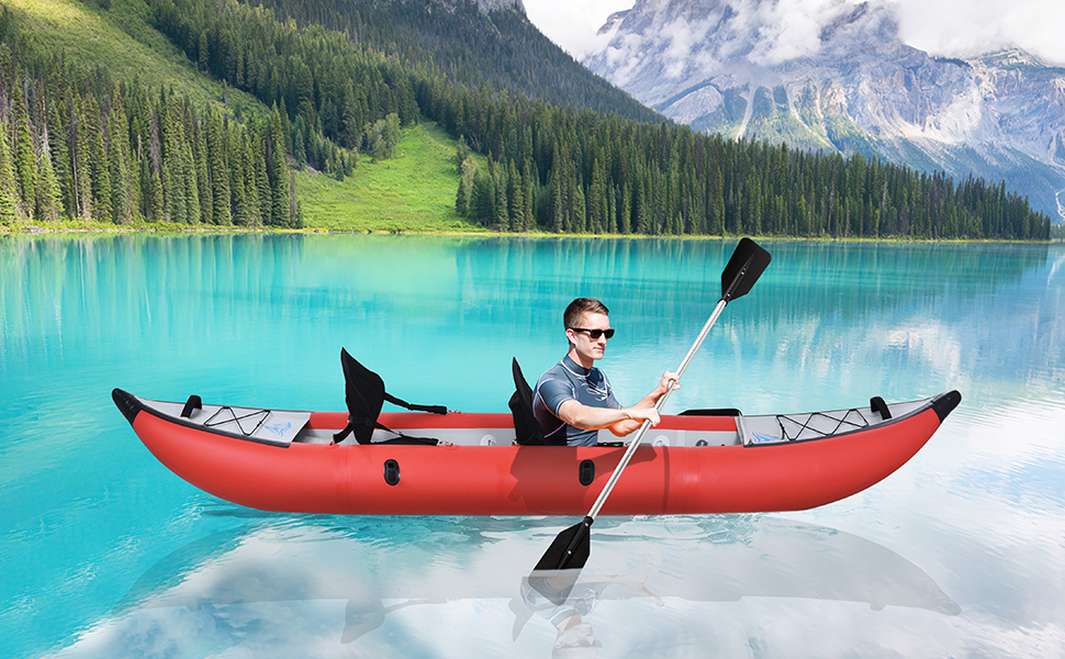 Inflatable Tandem Kayak for Sale 2 Person Kayak with Paddle Board