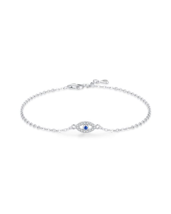 Azure Gaze S925 Sterling Silver Evil Eye Bracelet (3)