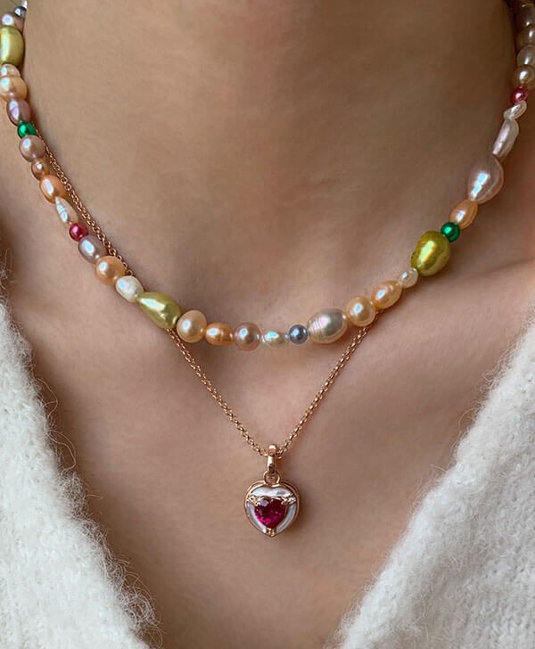 Baroque Style Freshwater Pearl Necklace 5