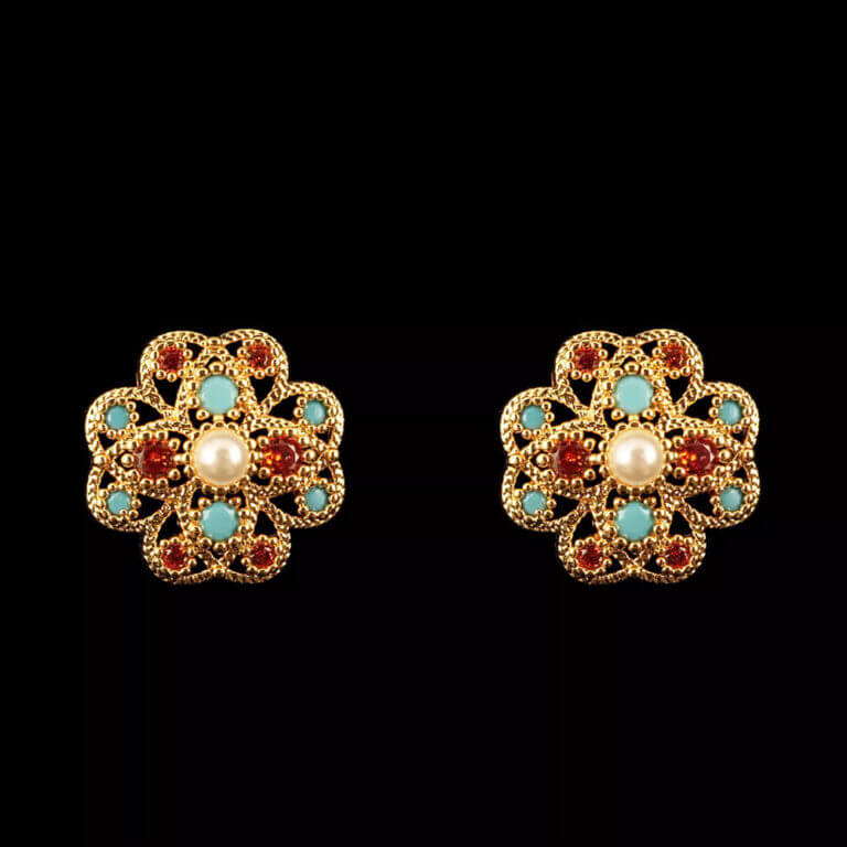 Courtly Style Classic Hollow Vintage Earring