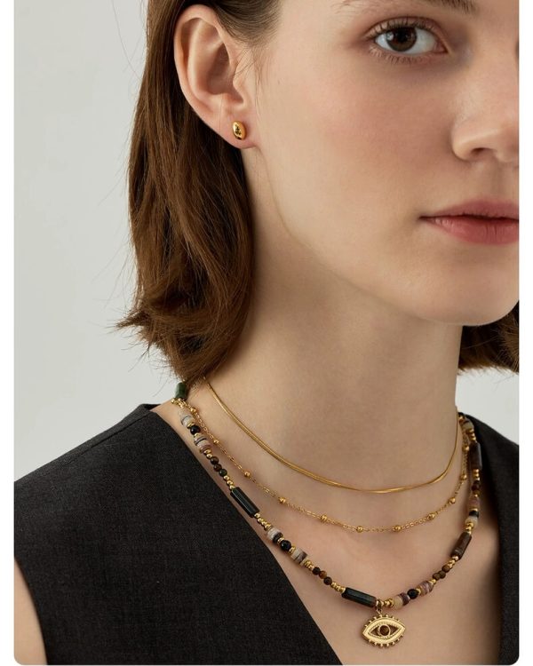 Gaze Vintage stackable Evil Eye Protection Necklaces 1