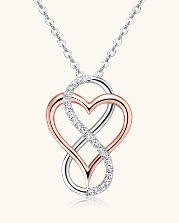 Heart's Fire 925 Sterling Silver Heart Necklace-1