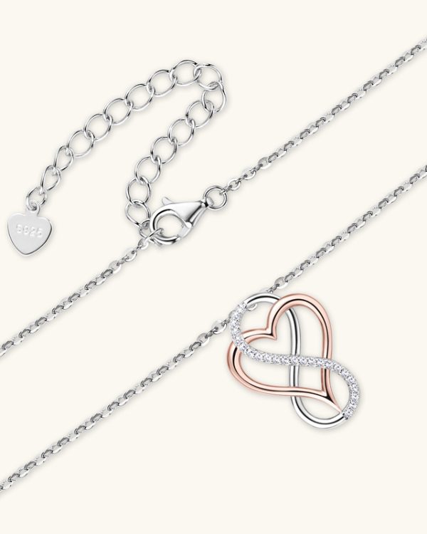 Heart's Fire 925 Sterling Silver Heart Necklace-3