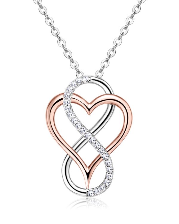 Heart's Fire 925 Sterling Silver Heart Necklace - Image 7