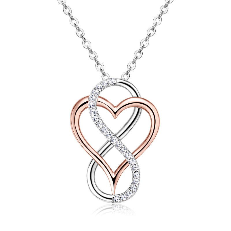 Heart's Fire 925 Sterling Silver Heart Necklace - Image 7