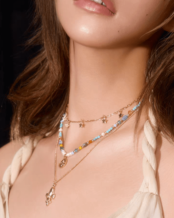 Ocean Breeze Boho Layered Necklace 2