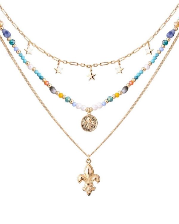 Ocean Breeze Boho Layered Necklace 3