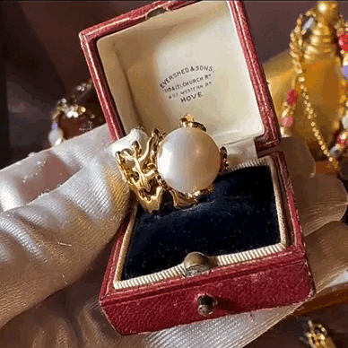 Reef Elegant Vintage Baroque Pearl Ring 1