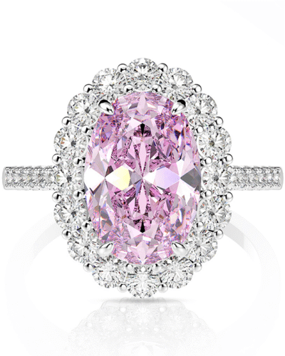 Alternative view of Sterling Silver Pigeon Egg Vintage Engagement Rings