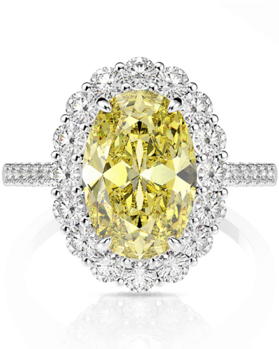 Sterling Silver Pigeon Egg Vintage Engagement Rings