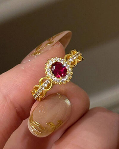 Rouge Vintage Ring 18K Gold Plated