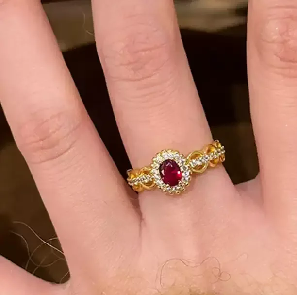 Vintage Rouge Ring 18K Gold Plated 1 e1747016002687