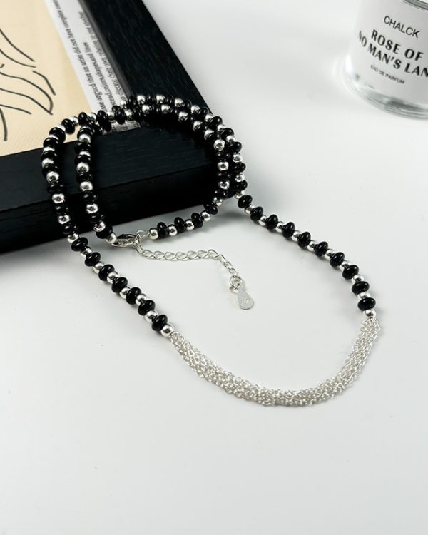 Versatile 925 Sterling Silver Agate Necklace 2 1