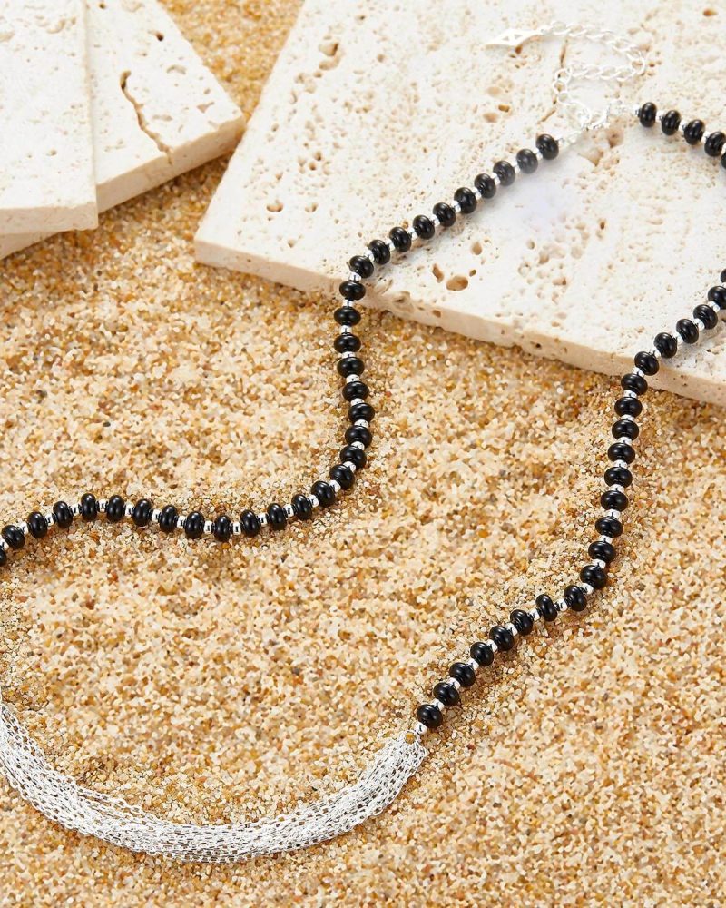 Versatile 925 Sterling Silver Agate Necklace