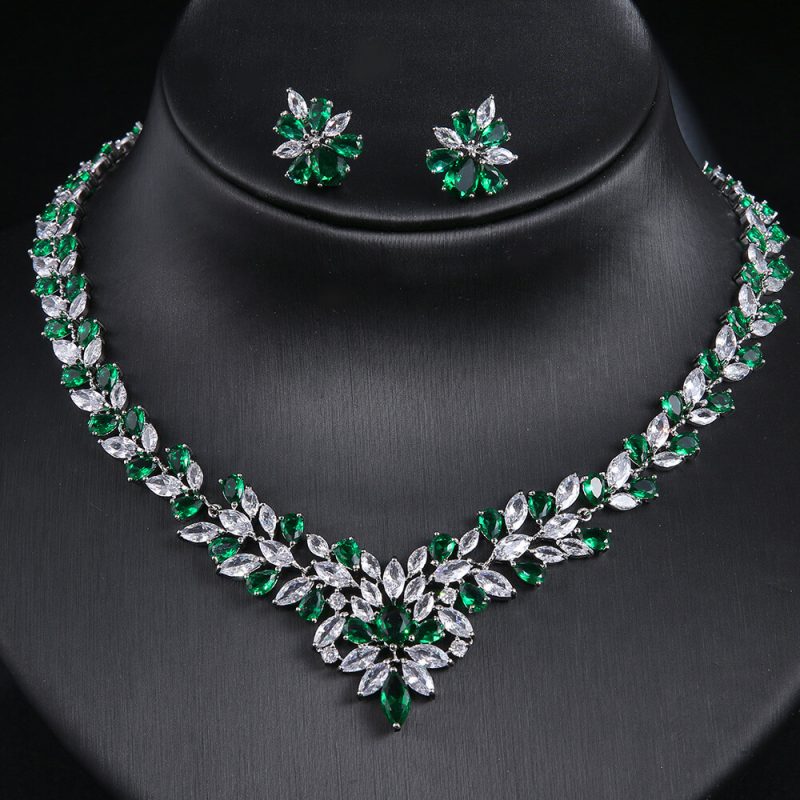 Violette Set Floral Bridal Jewelry Set | wedding jewelry sets for bride