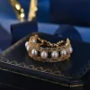 14K Gold Plated Freshwater Pearl Bracelet