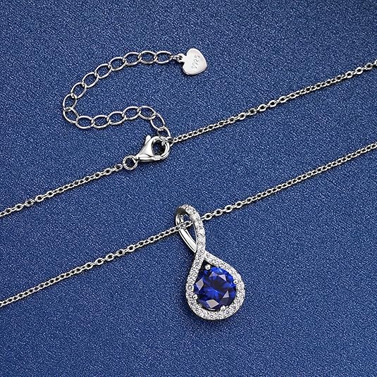 Blue Sapphire Necklace 3