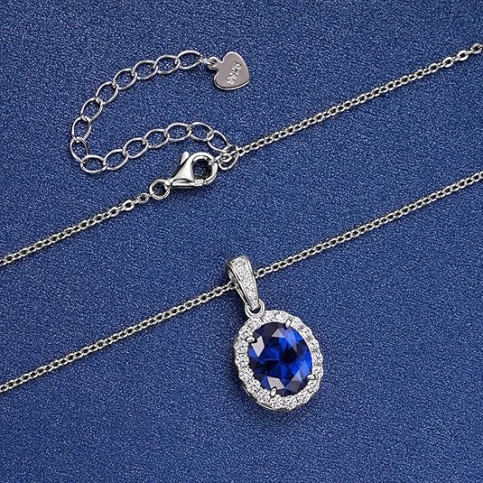 Blue Sapphire Necklace 4