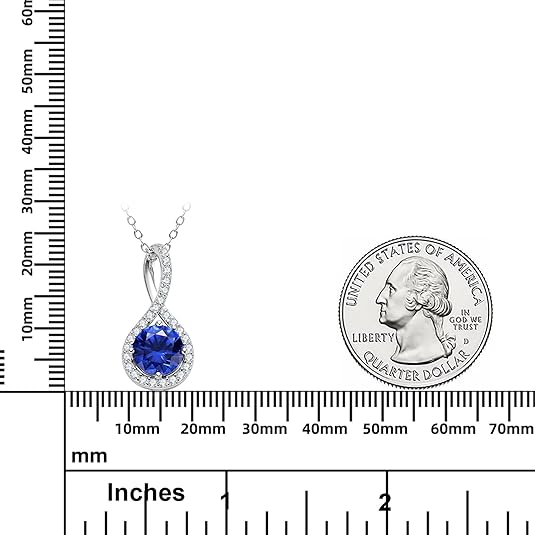 Blue Sapphire Necklace 8