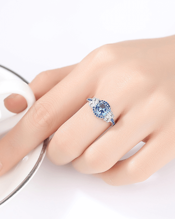 Drop Dangle sapphire Ring London series jewelry 3