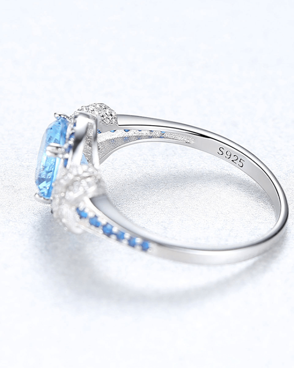 Drop Dangle sapphire Ring London series jewelry 5