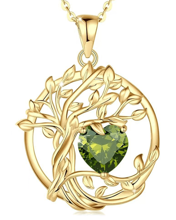 G Tree of Life Birthstone Necklace 11