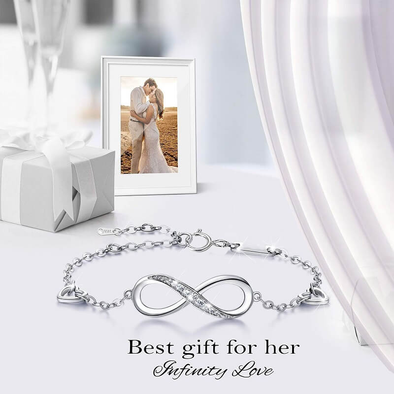 Infinity Endless Adjustable Bracelet 925 13