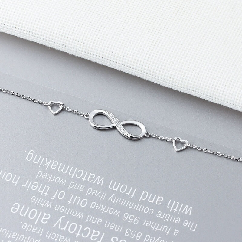 Infinity Endless Adjustable Bracelet 925 6