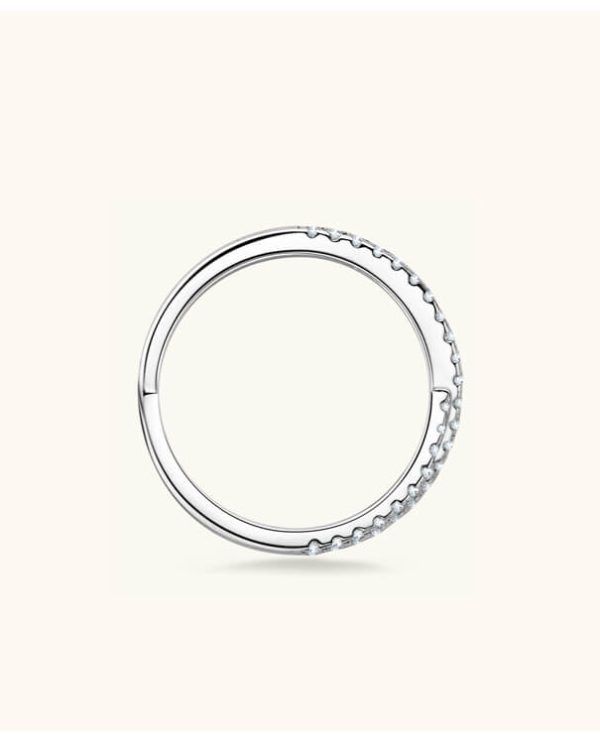 Moissanite Eternity Wedding Band Stacking Ring 1