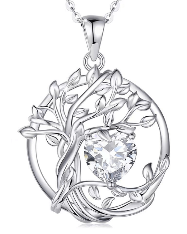 S Tree of Life Birthstone Necklace 5