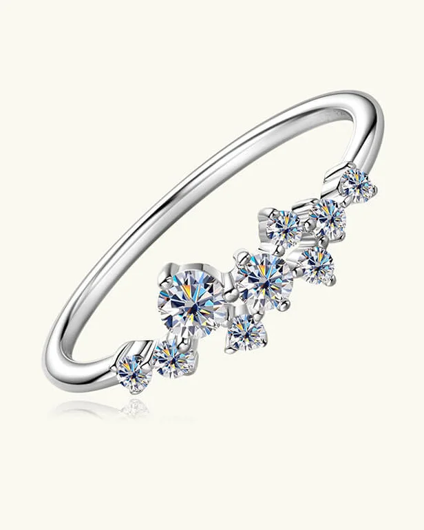Niche Design S925 Moissanite Ring