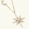 Radiance 925 Silver Chain with Moissanite Star Pendant