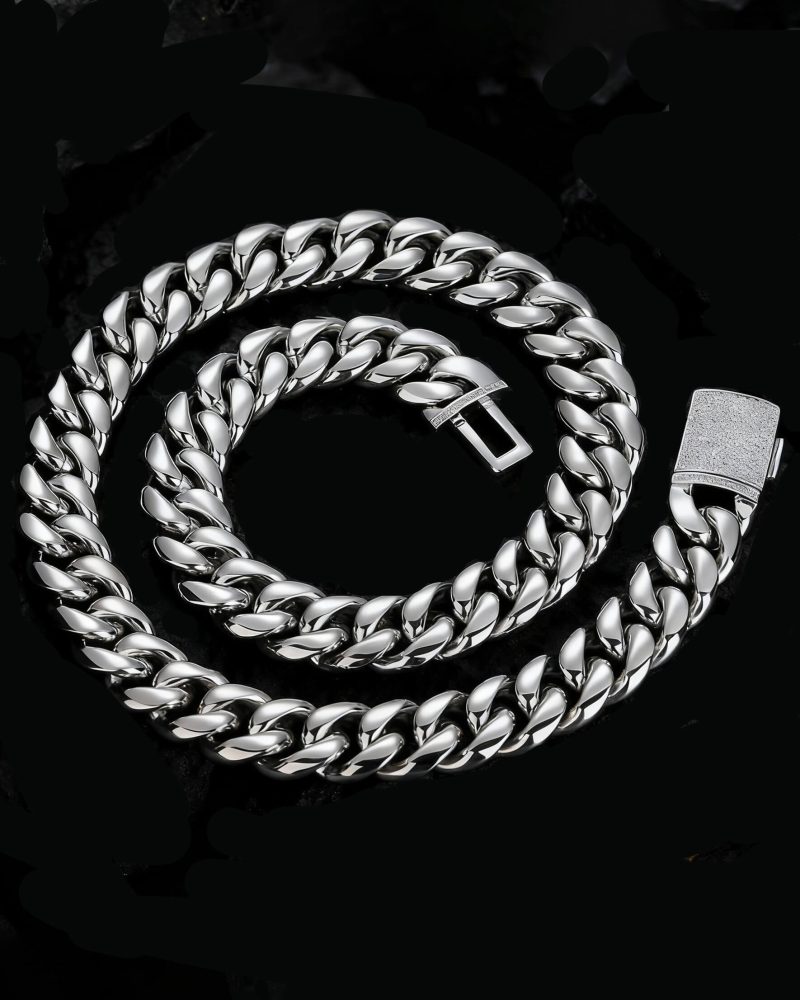 14MM Stainless Steel Cuban Link Miami Chain 10