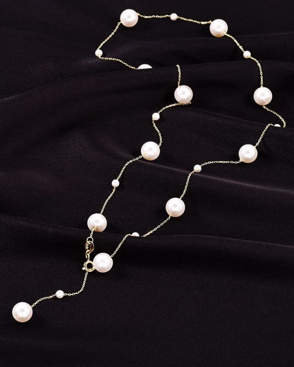 Starry Sky Choker With Pearl Necklace Stacking Jewelry Gift
