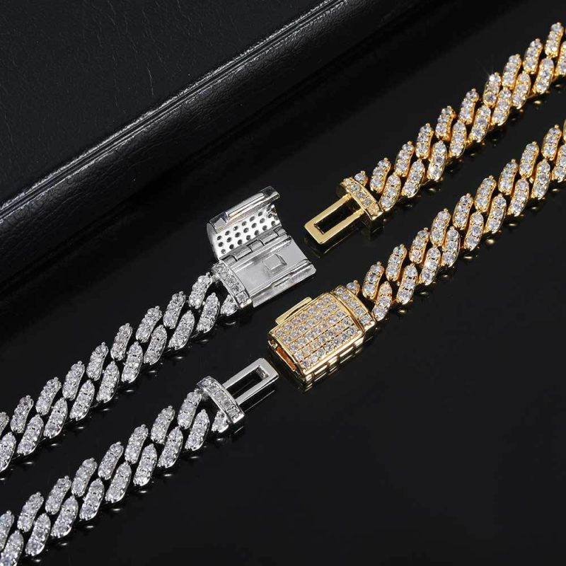 Mens Miami Cuban Link Diamond 1