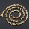 Mens Miami Cuban Link Diamond 9