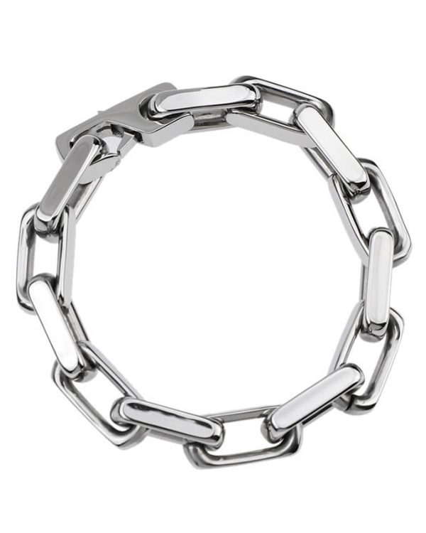 Mens Stainless Steel Miami Cuban Link Bracelet 16