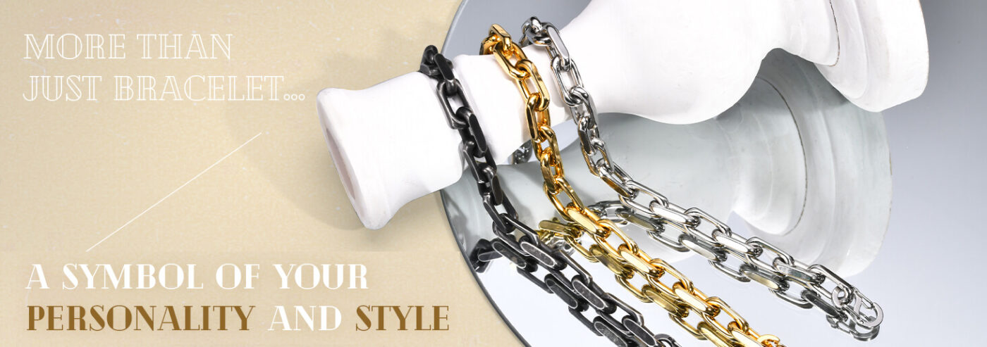 Mens Stainless Steel Miami Cuban Link Bracelet 18