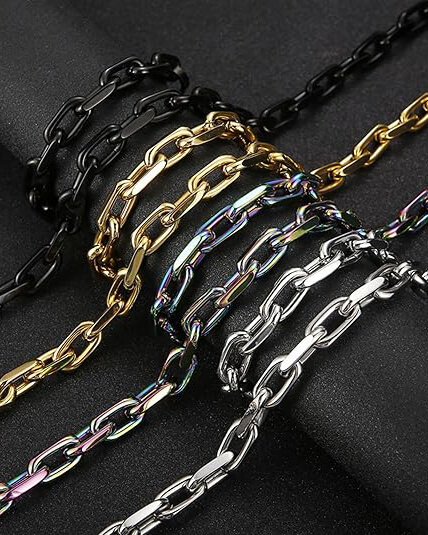 Mens Stainless Steel Miami Cuban Link Bracelet Hip Hop Trendy Jewelry