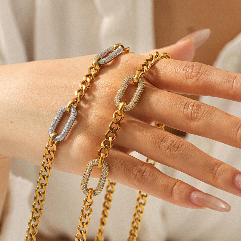 14K Gold Plated Chunky Cuban Link Chain Choker Jewelry Gifts 1