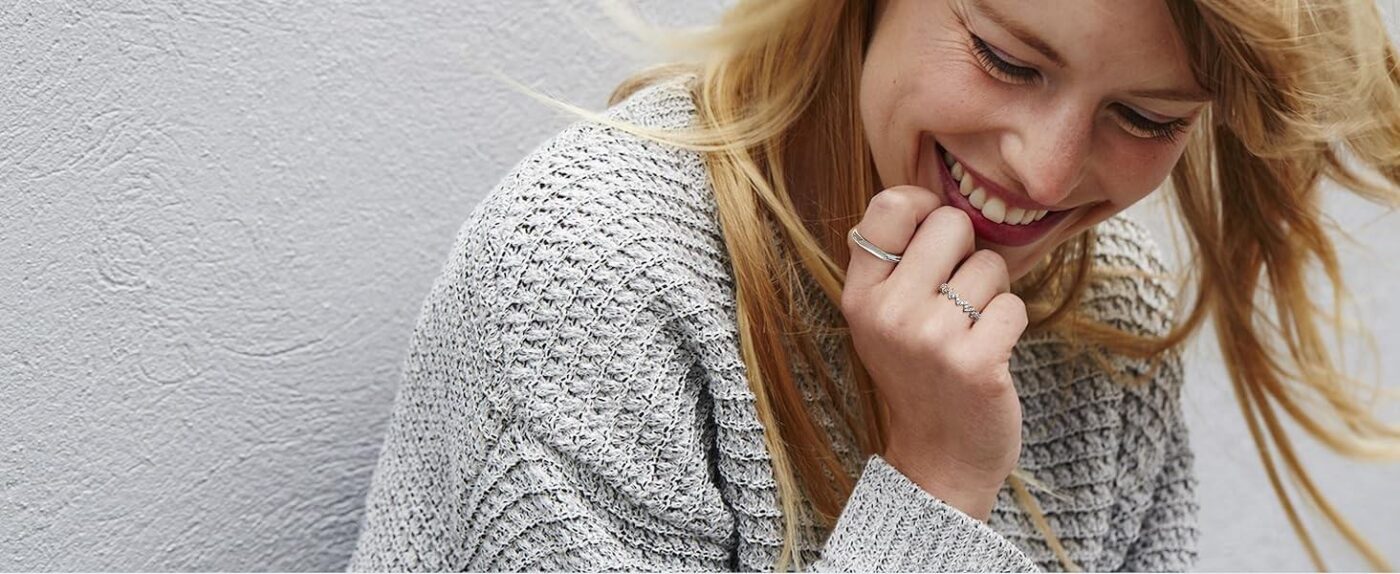 Diamond Eternity Stacking Ring Zig Zag Anniversary Band 5