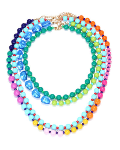 Alternative view of Ethnic Boho Layered Chunky Collar Choker Necklace