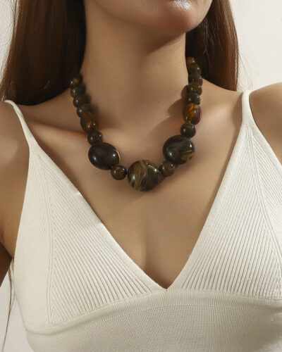 Fashion Colorful Handmade Beaded Necklace 11