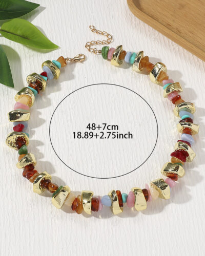 Fashion Colorful Handmade Beaded Necklace 9